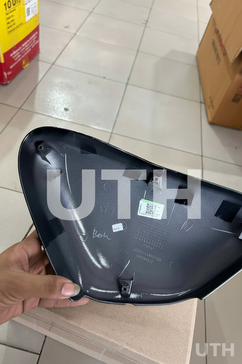 Royal Enfield Meteor 350 Supernova Black RH Outer Cover with Sticker Halcyon Black RAV02811/A