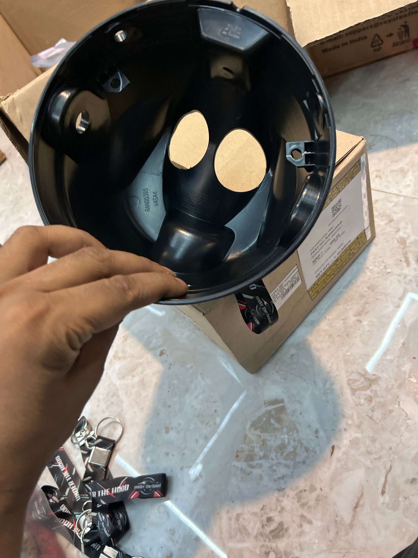 Royal Enfield RAN00395/B – Headlamp Bowl Assembly | Hunter 350 Dapper / Rebel / Factory (OEM