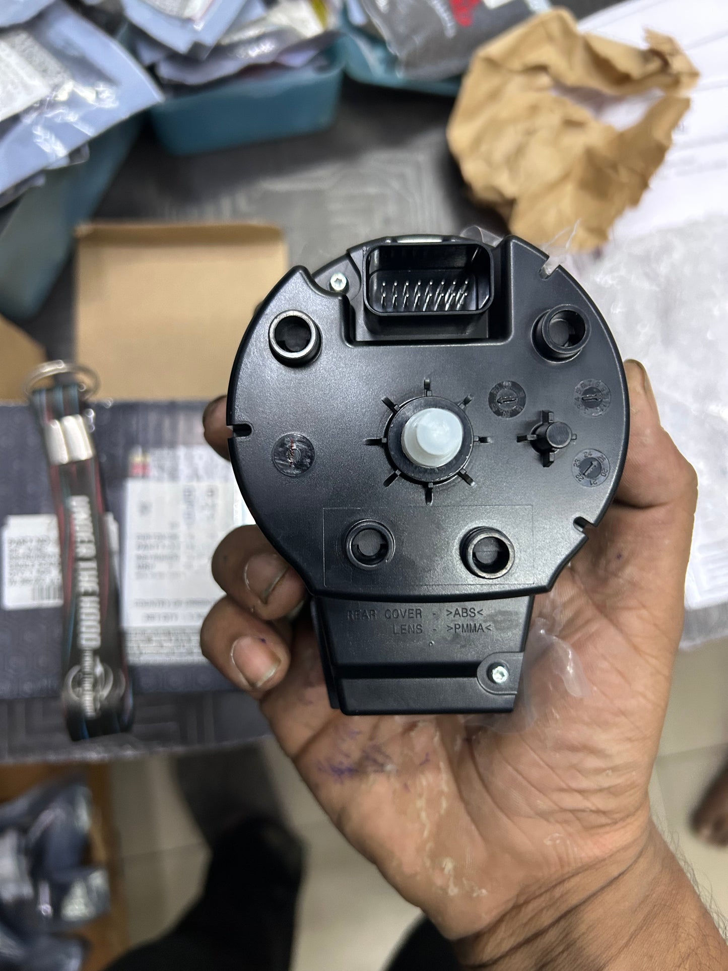 Royal Enfield RAM00590/A – Instrument Cluster (KMPH, Single Scale) – OEM for Classic 350 Reborn & Bullet 350 BS6