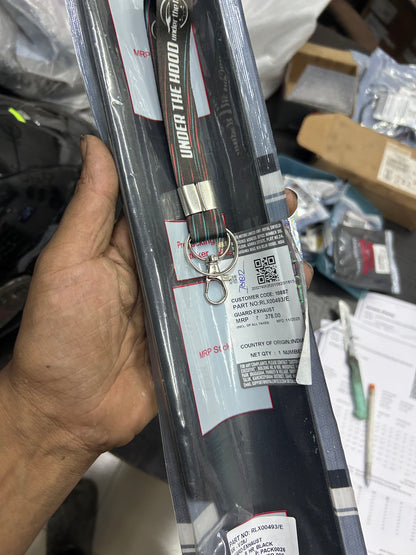 Royal Enfield RLX00493/E – Exhaust Pipe Guard (CED Black) | OEM for New Bullet 350 & Classic 350 Reborn (J-Series)