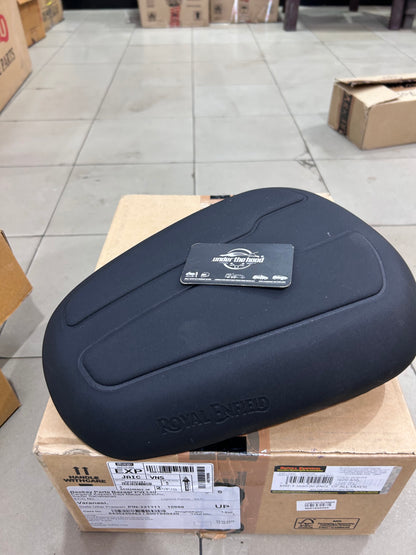 Royal Enfield Black Adventure Passenger Seat for Himalayan 450 – Genuine OEM KXA00428 | Best with KXA00427 Rider Seat