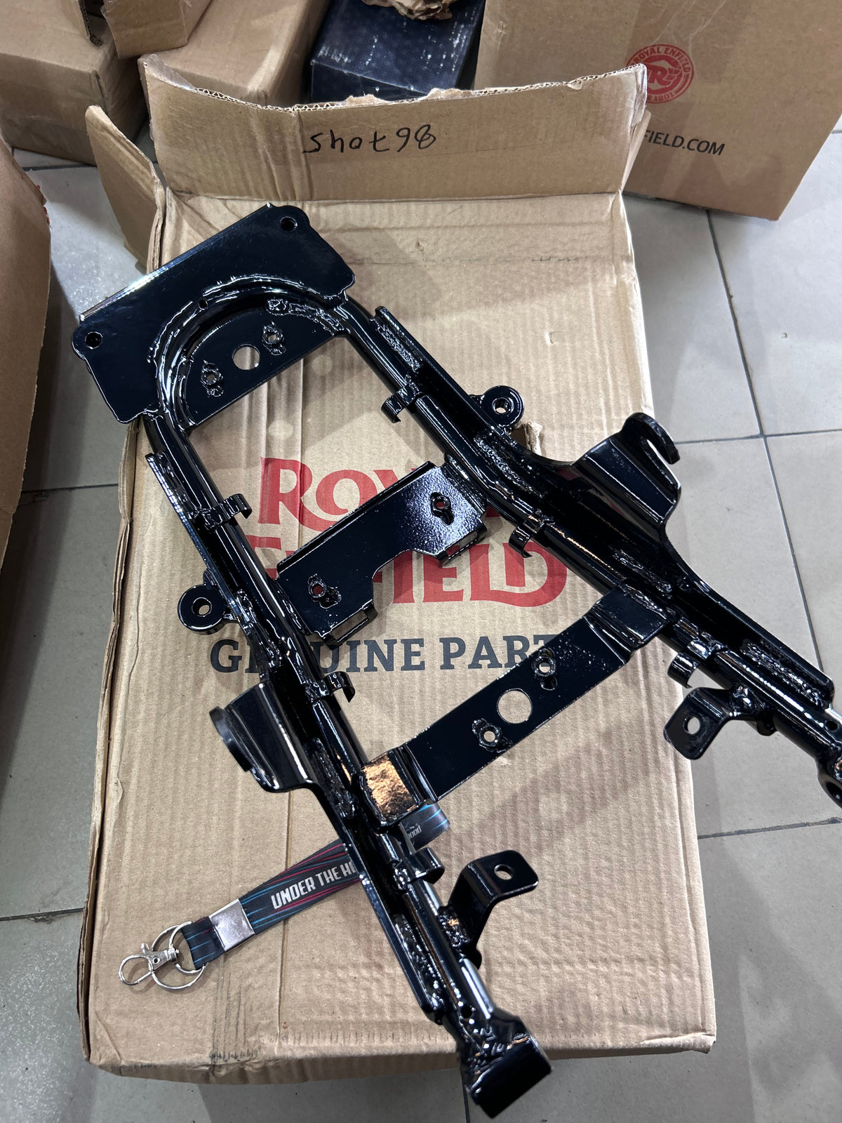 Royal Enfield Thunderbird 350 & 500 Black Rear Seat Subframe – Genuine OEM – 867045