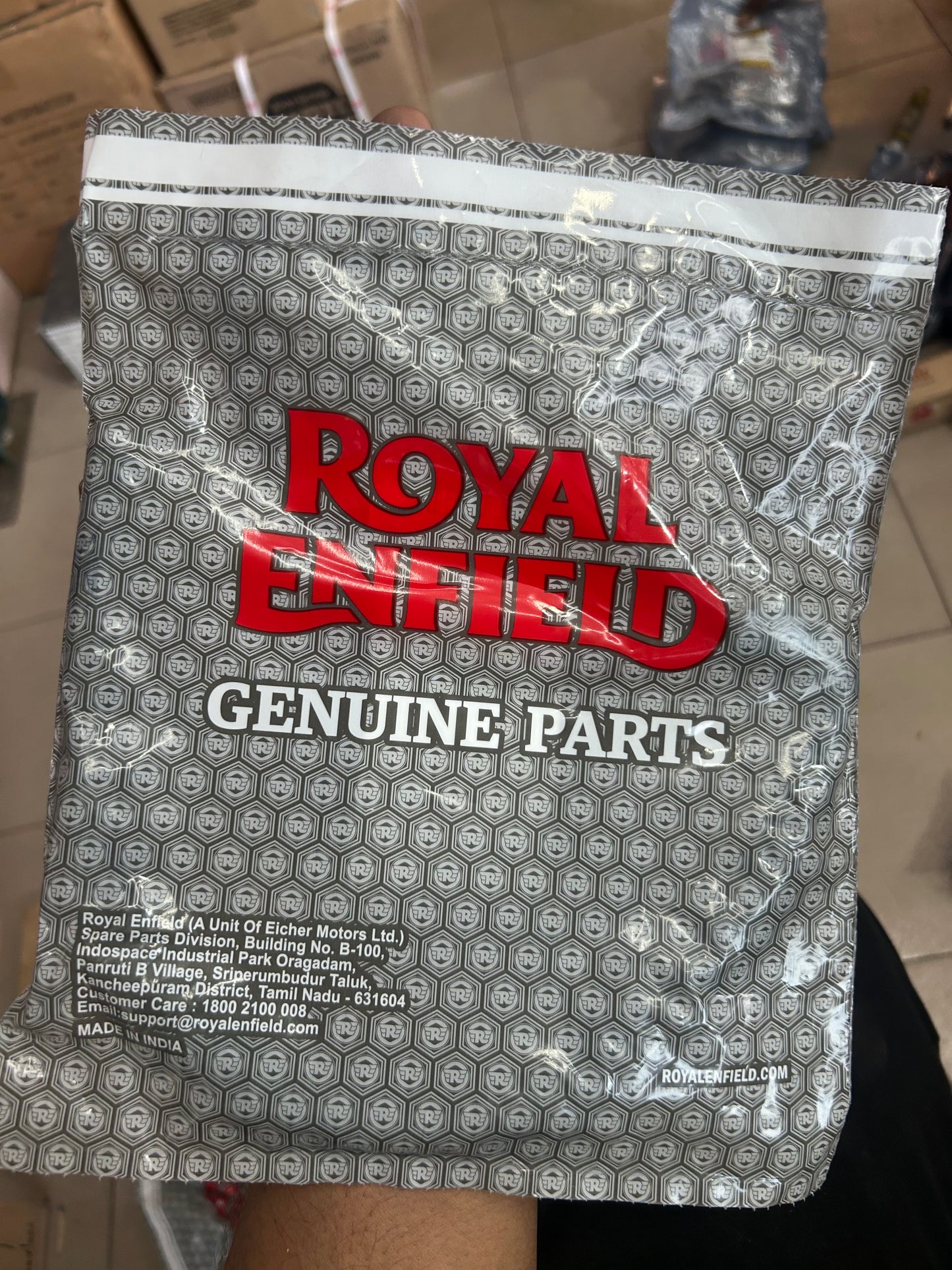 Breather Pipe Long L‑Shape – Royal Enfield 500128/C (Genuine for UCE Bullet & Classic)