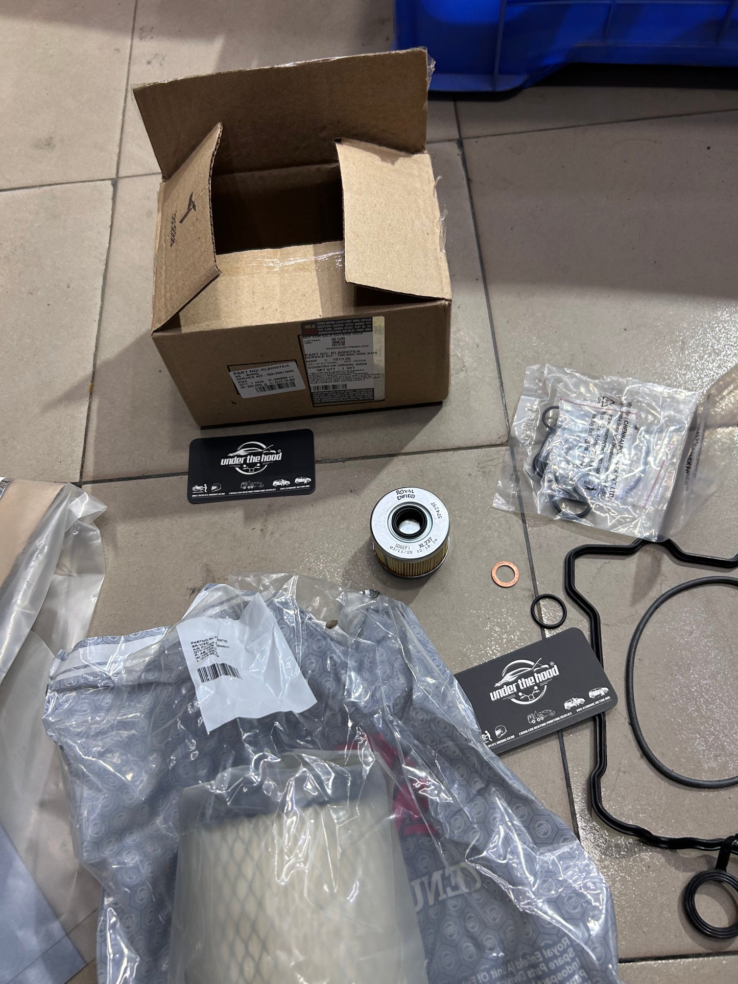 Royal Enfield Scheduled Service Kit (10K/20K/100K km) for Himalayan 450 – KLA00075 / KLA00075/A
