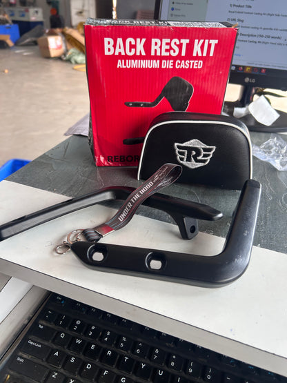 Replica Passenger Backrest for Classic 350 Reborn, Electra & Standard UCE – Comfortable Pillion Support