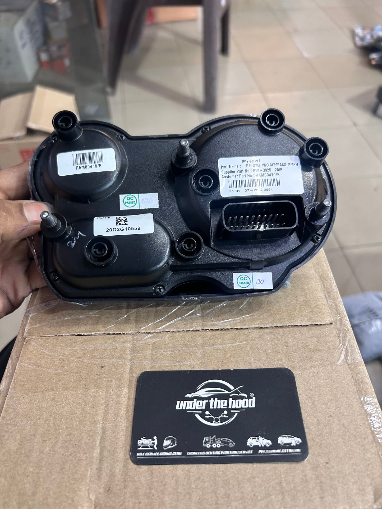 Royal Enfield Instrument Cluster KM/H RAM00419/B for Himalayan 411 BS6