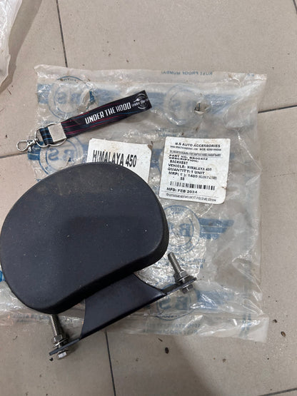 B.S Auto Royal Enfield Himalayan 450 Pillion Backrest – Black | BR00452