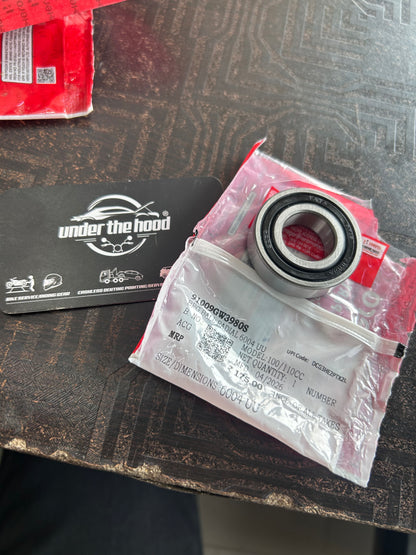 Hero Genuine Radial Ball Bearing 6004 UU (Double Sealing) for Destini 125, Pleasure+, Maestro Edge, Pleasure, Duet & Maestro | Wheel/Transmission Bearing | 91009GW3980S