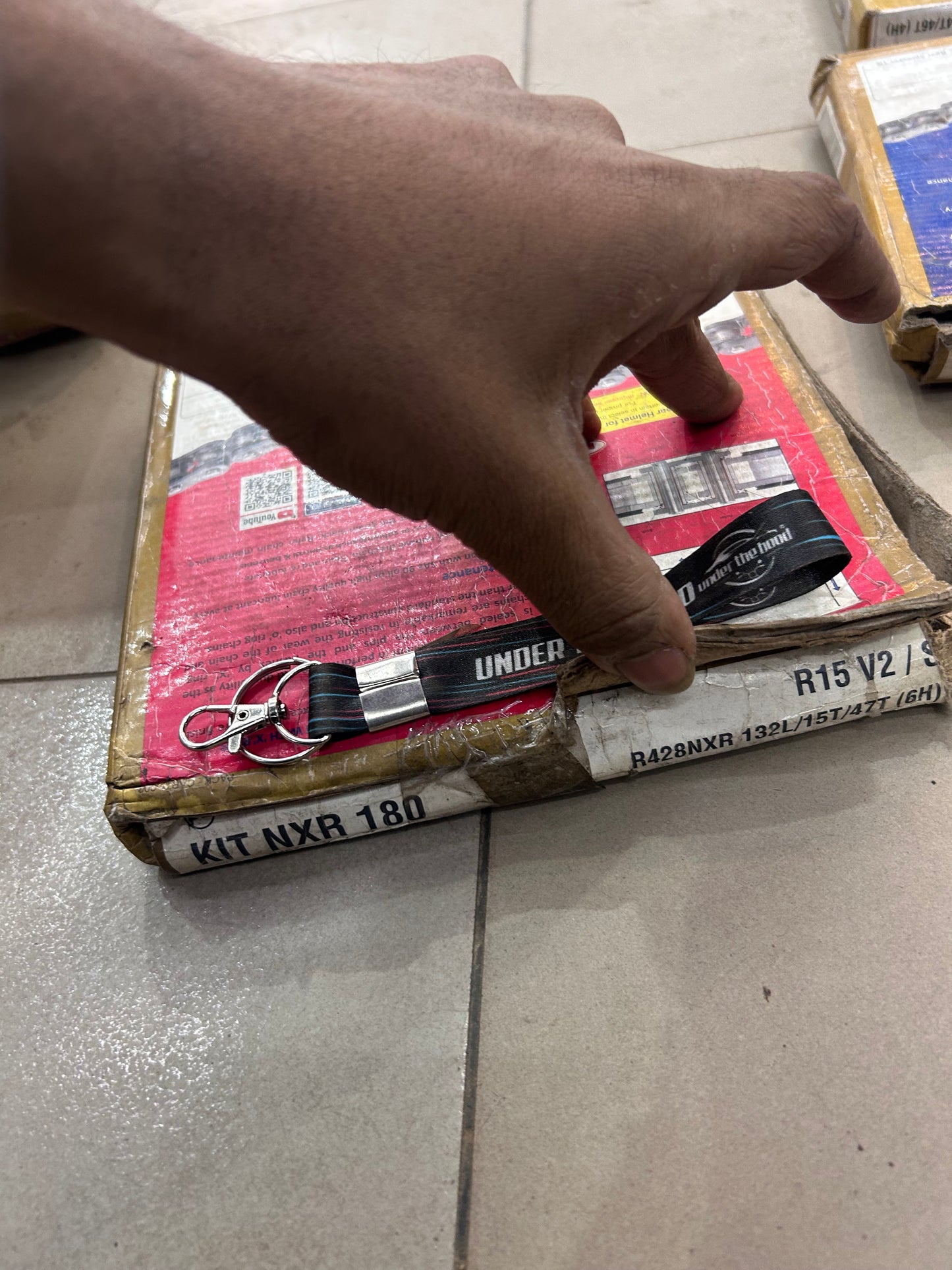 Rolon Chain & Sprocket Kit NXR 180 – Yamaha R15 V2 (15T / 47T, 132L X-Ring Heavy Duty)