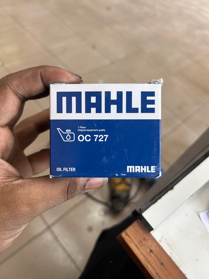 Mahle OC 727 Oil Filter – Compatible with Renault Duster, Nissan Terrano, Fluence, Pulse, Micra | 1.5L K9K Diesel Engine