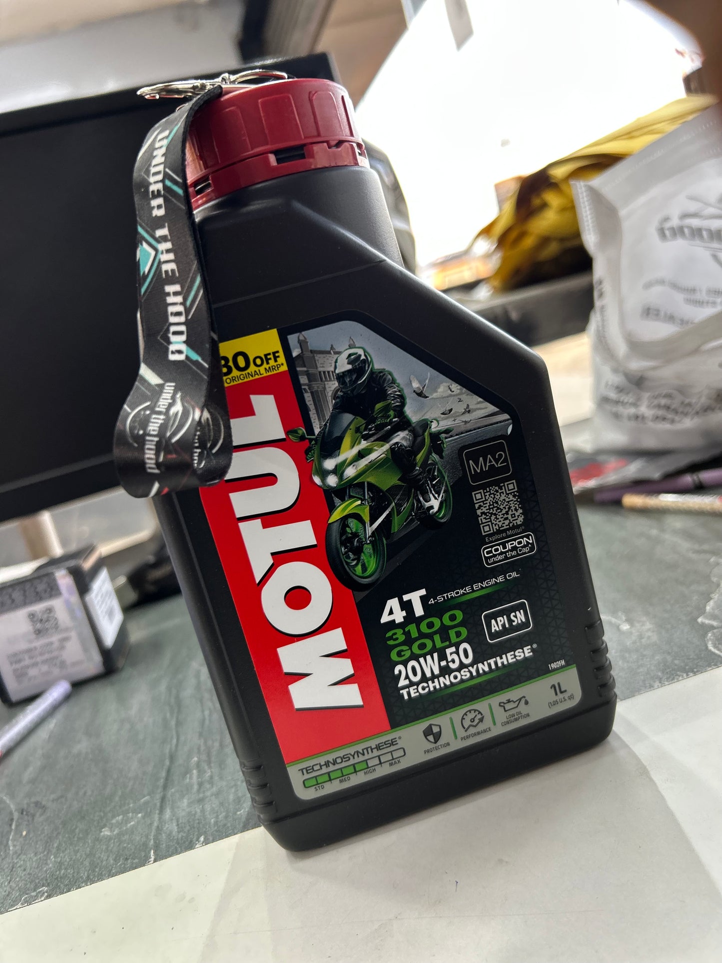 Motul 3100 4T Engine Oil – 1 Litre (10W30 / 10W40 / 20W40)