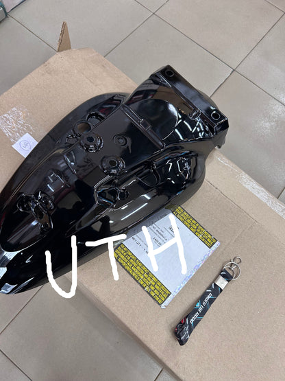 Royal Enfield RAQ00681/A – Rear Mudguard (Painted Black) | Genuine OEM for Hunter 350 (Dapper, Metro, Metro Rebel, Retro/Factory)