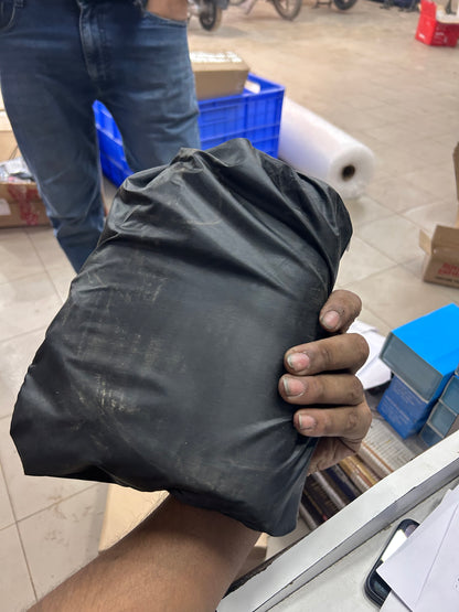 Royal Enfield Black Pleated Seat Cover KXA00121 — Genuine RE Accessory for New Classic 350 / Classic Reborn