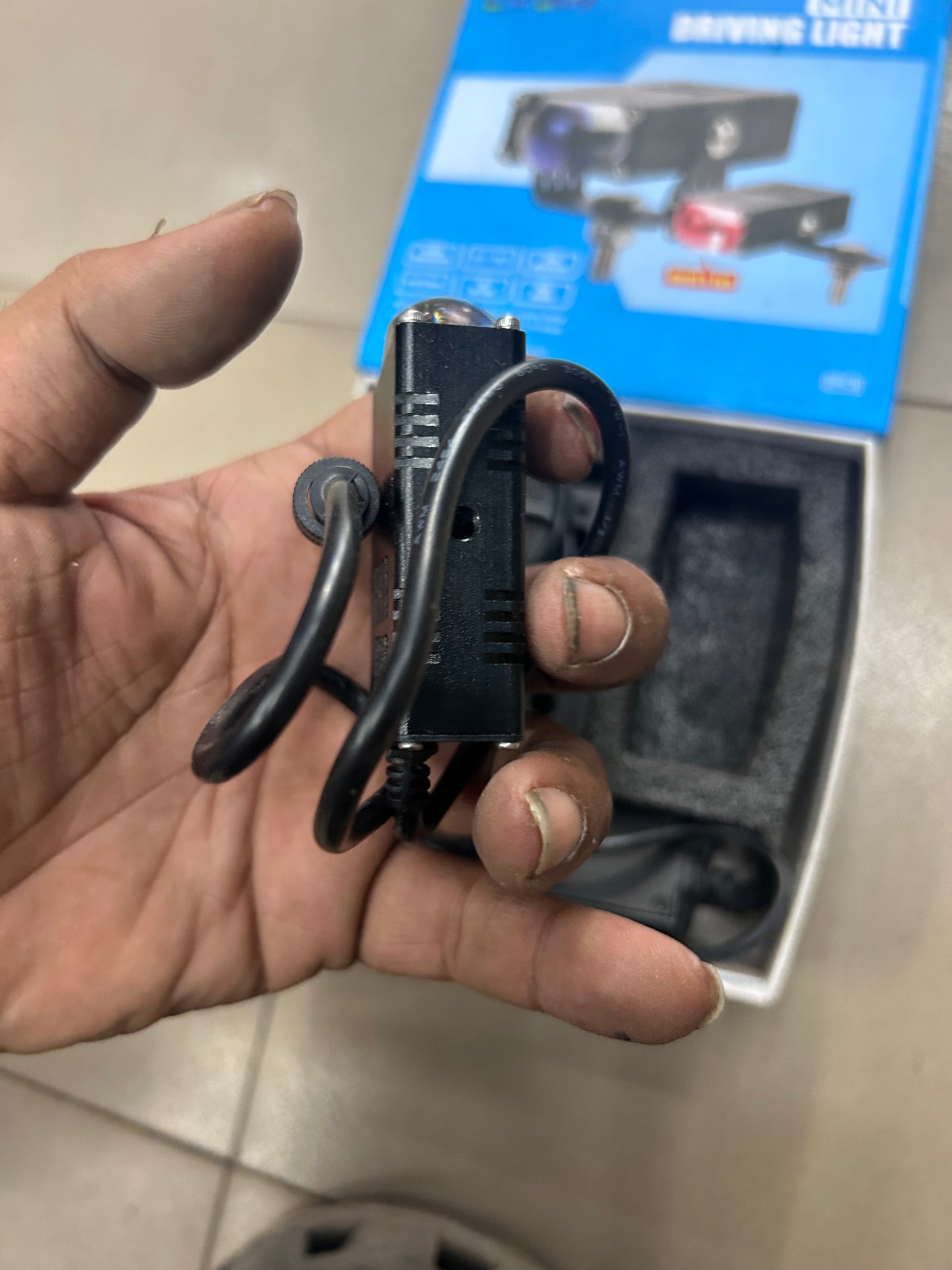 HJG Waymaker Dual Colour Fog Lights with Red Devil Eye (2 Pcs Set) – Universal LED Fog Lamps for Bikes, Cars & SUVs