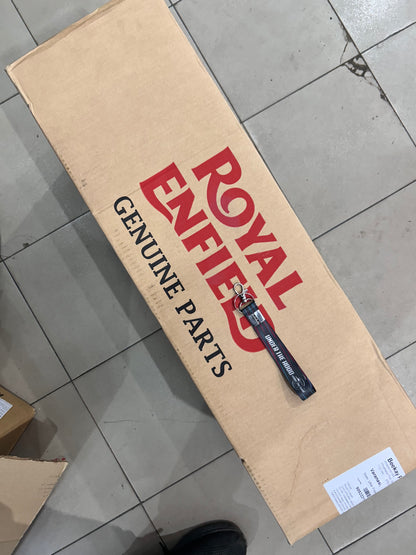 Royal Enfield RAQ00952/A Rear Mudguard with Sticker – Metallic Gloss Black – Bullet 350 Standard Black (J-Series BS6) – Genuine OEM