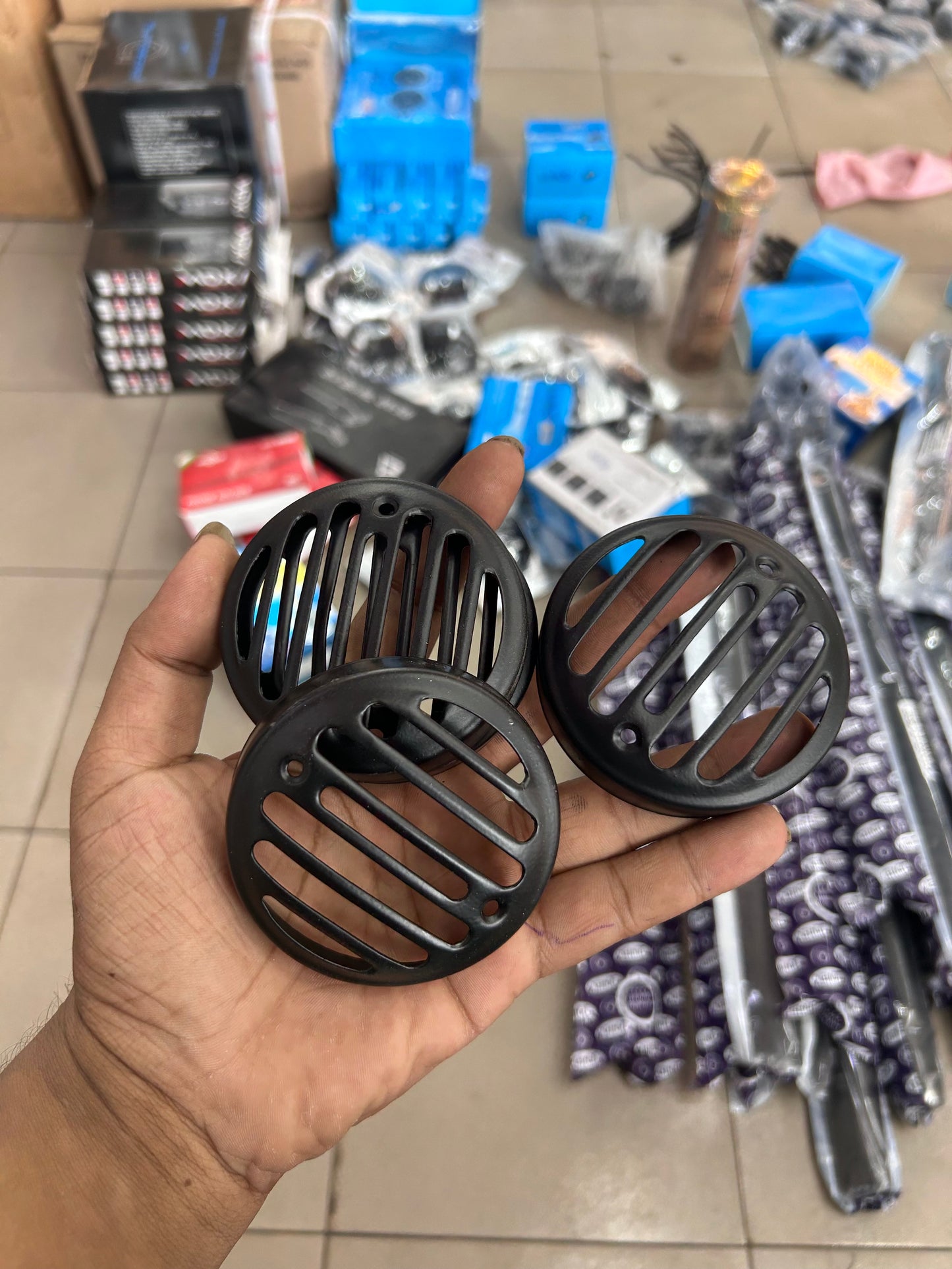 Black Indicator Grill Set – Royal Enfield Classic Reborn / Classic UCE / Electra / Standard (Model Options Available)