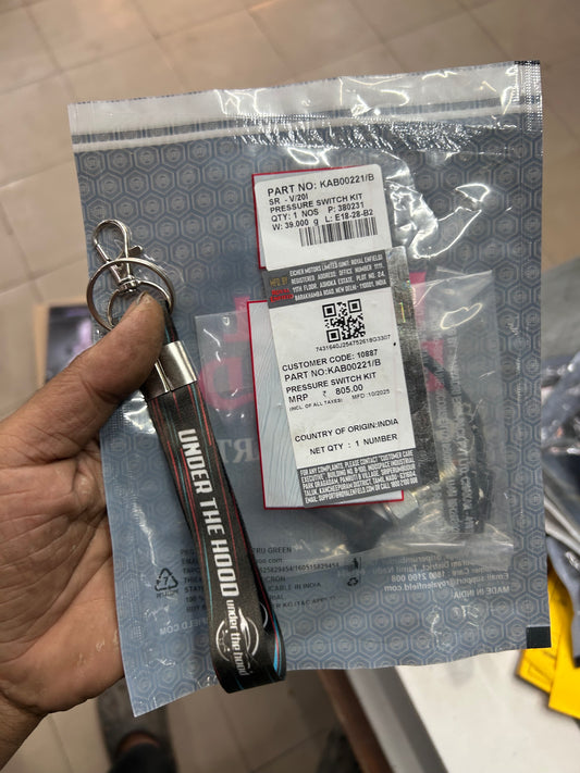 Royal Enfield Pressure Switch Kit (ABS Brake Hydraulic) — Meteor 350, Classic 350 Reborn (J-series), Hunter 350, Bullet 350 (BS6/J-platform) — KAB00221/B