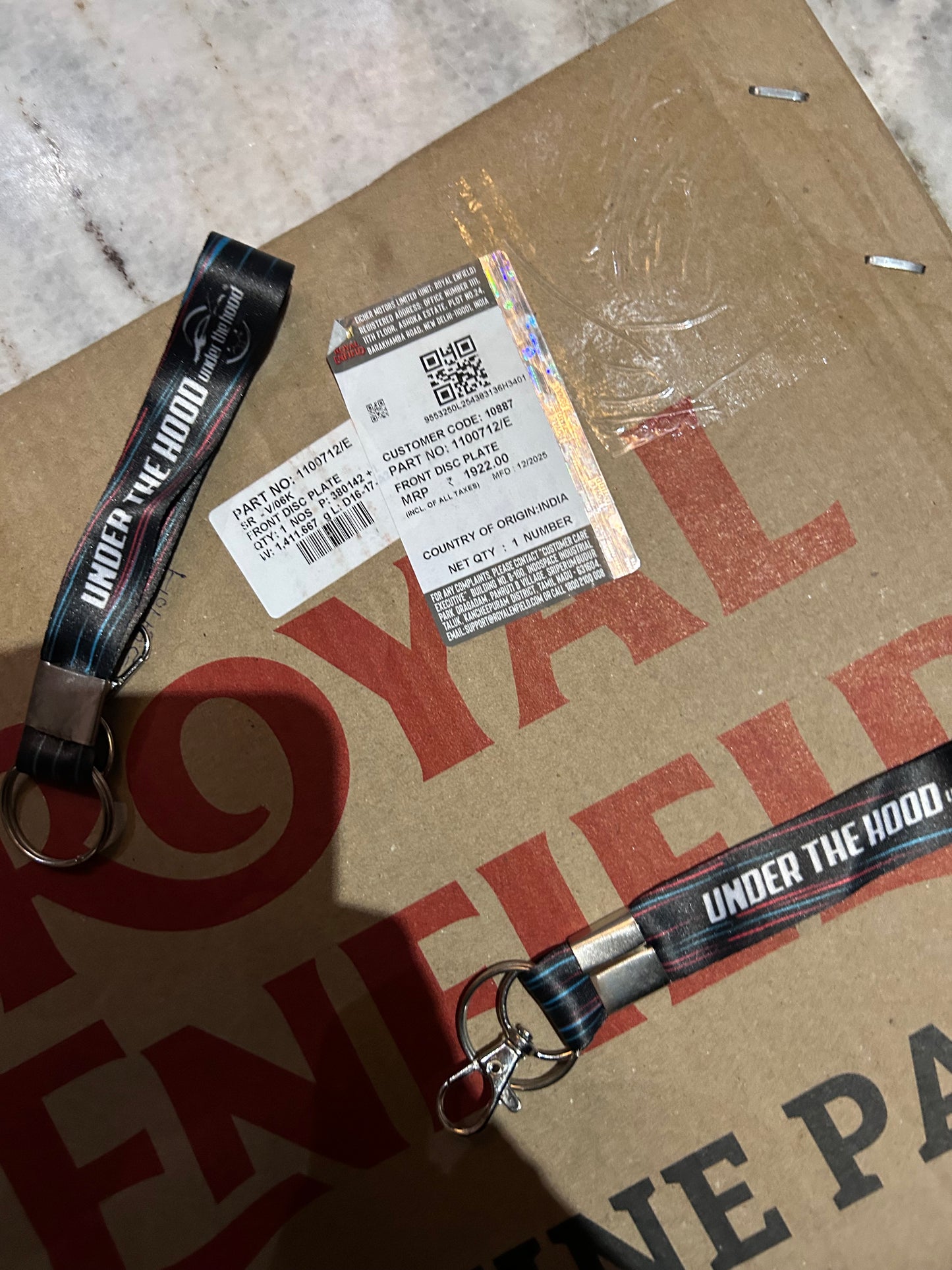 Royal Enfield 1100712/E – Front Brake Disc Plate for Meteor 350, Classic 350 Reborn & Hunter 350 (J-Series BS6) – Genuine OEM Rotor