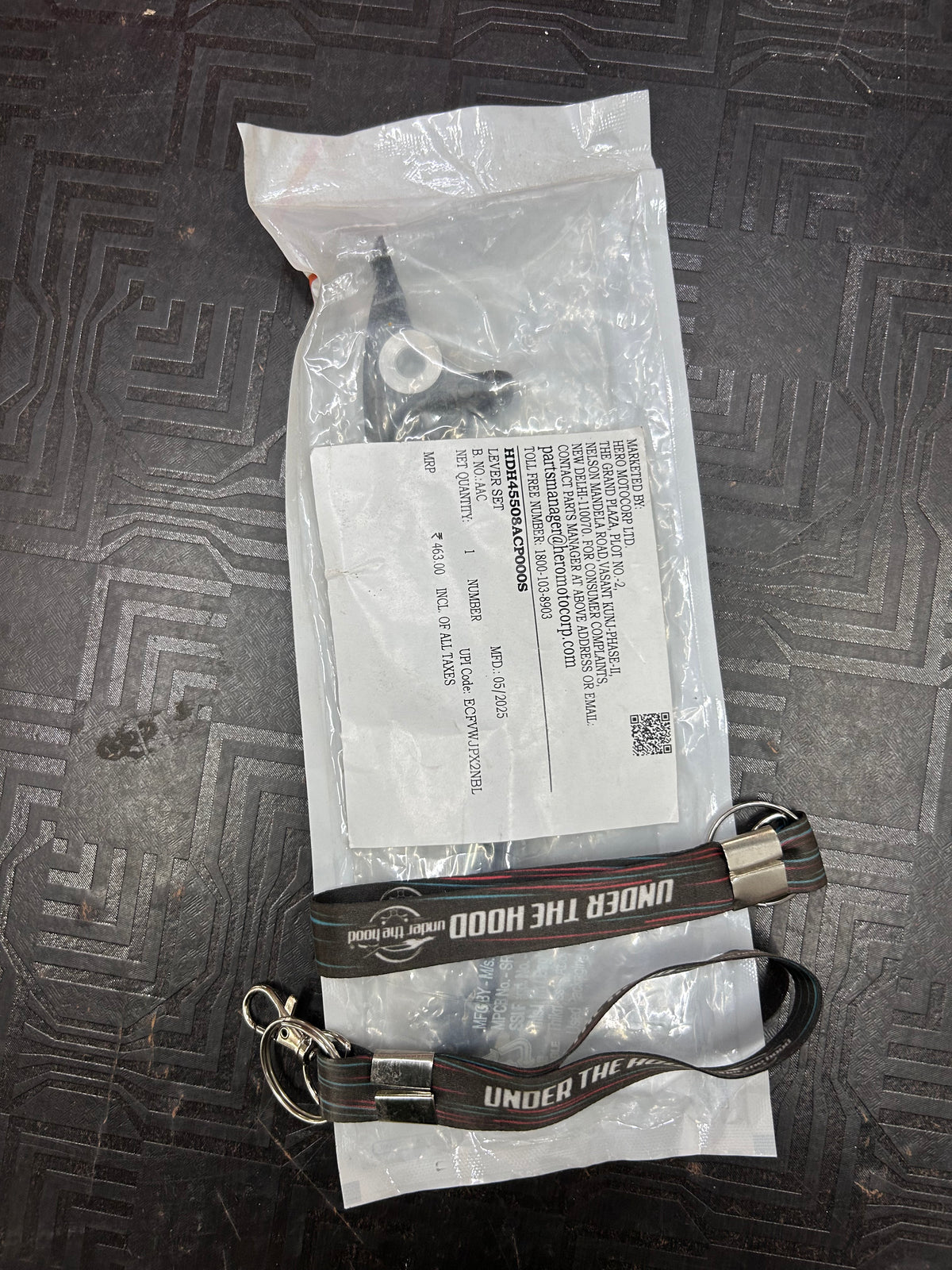 Genuine Harley Lever Set (Front Brake Lever – RH) – HDH45508ACP000S / 45508ACP000S | Harley-Davidson X440