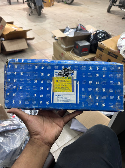 Bajaj Pulsar Shield Muffler (Exhaust Heat Shield) – DH103756 | OEM for Pulsar 150 Twin Disc, 150F, 180F BS6