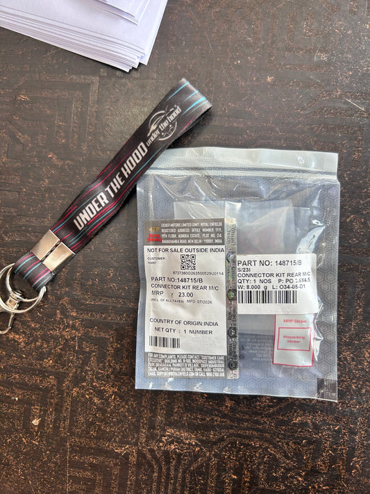 Royal Enfield Interceptor 650 & Continental GT 650 Rear Master Cylinder Connector Kit – 148715/B