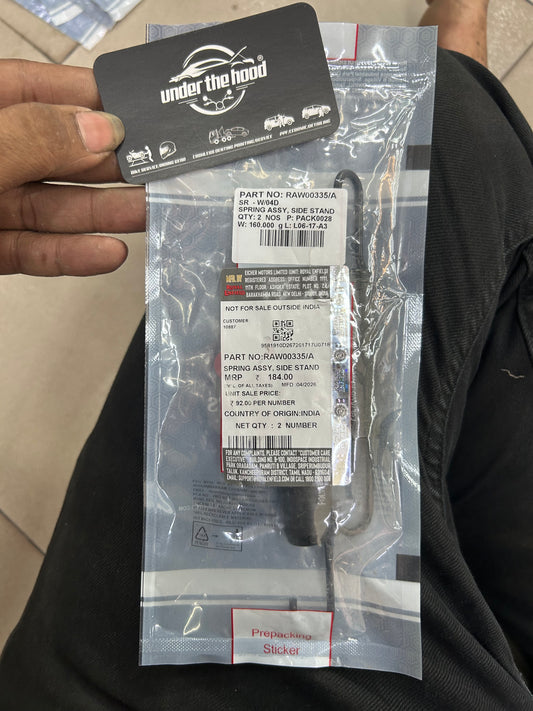 Royal Enfield Side Stand Spring Assembly for Himalayan 450 & Guerrilla 450 – RAW00335/A