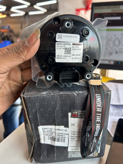 Instrument Cluster KMPH (Speedometer Console) for Royal Enfield Hunter 350 Factory (Base/Retro) – RAM00271/D (BS6, KMPH Only)