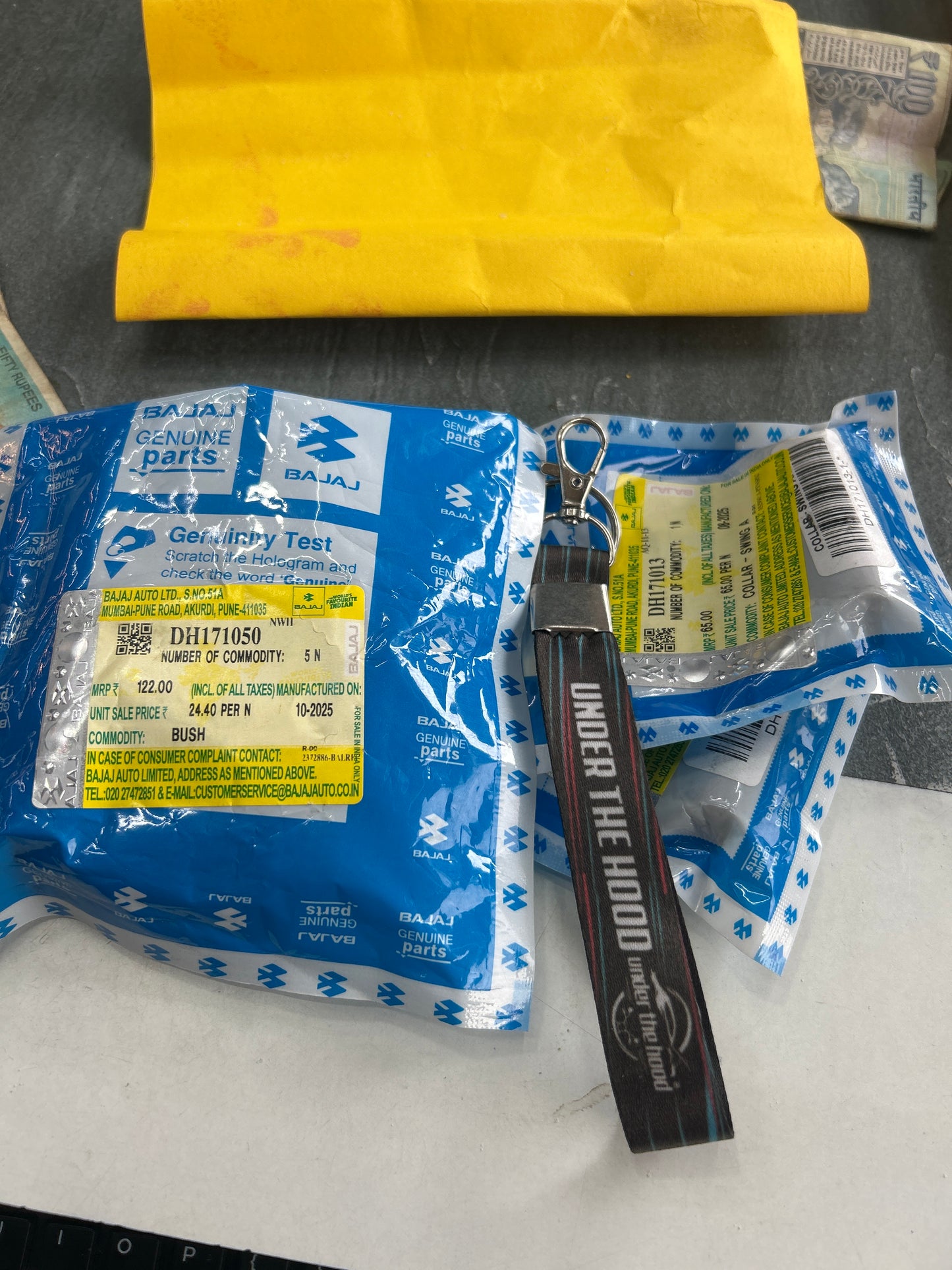 BAJAJ 36DH4080 – Suspension Bush / Swing‑arm Bush Kit for Pulsar 150/180 (Genuine OEM)