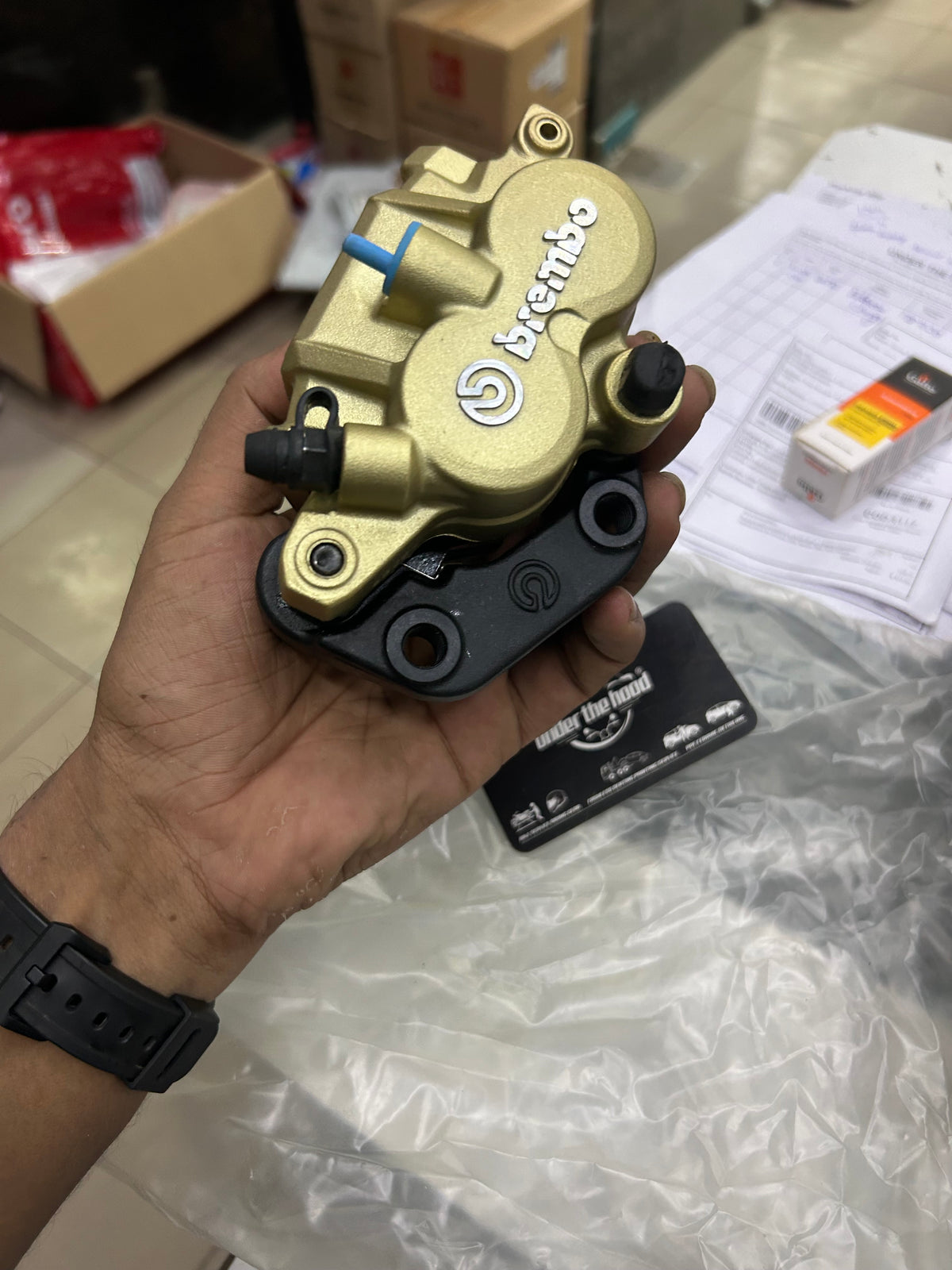 Royal Enfield Front Brake Caliper Assembly for Continental GT 535 – 585025/A