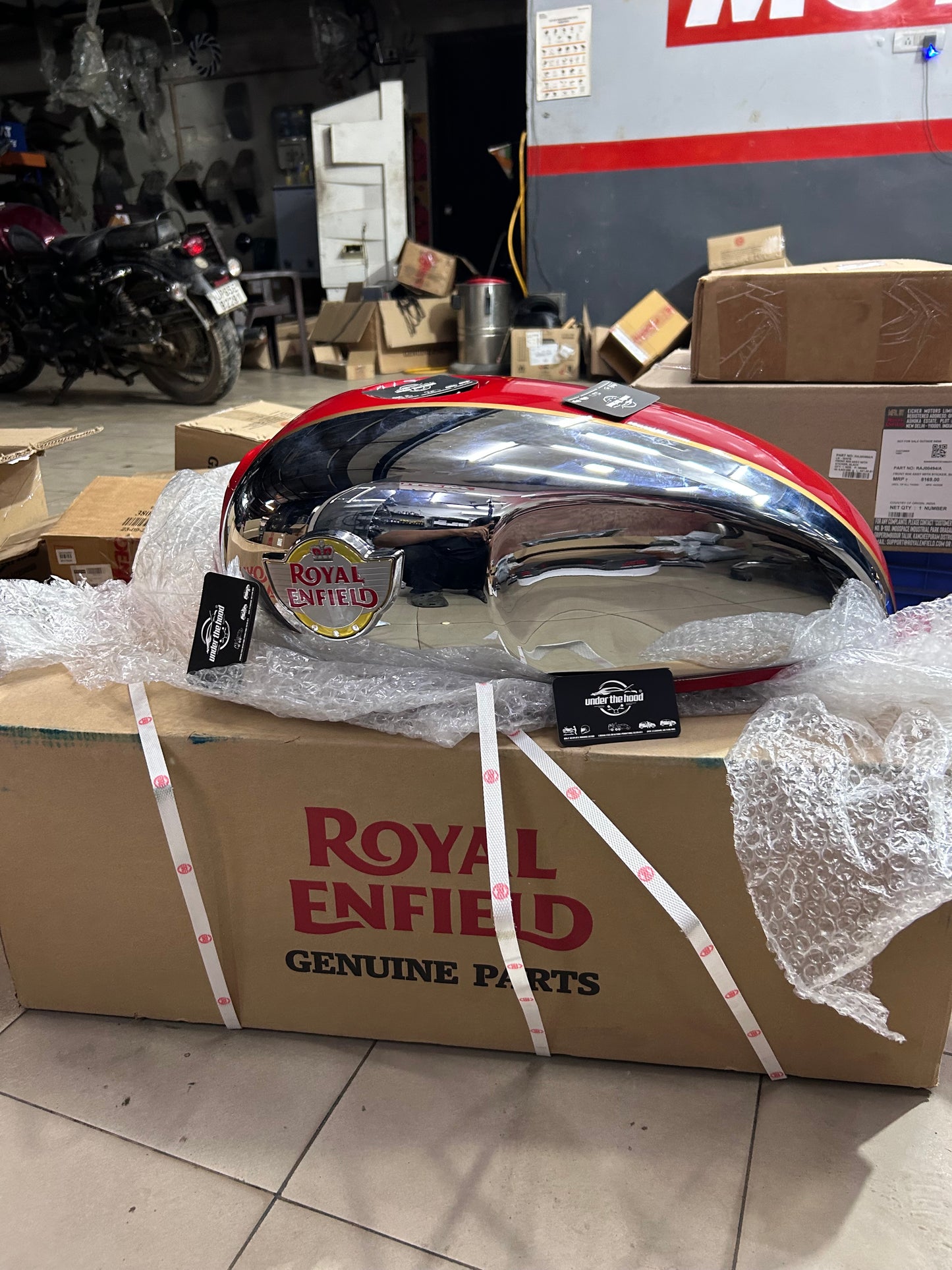Royal Enfield Fuel Tank Painted Mark 2 for Interceptor 650 – RAK00796/A