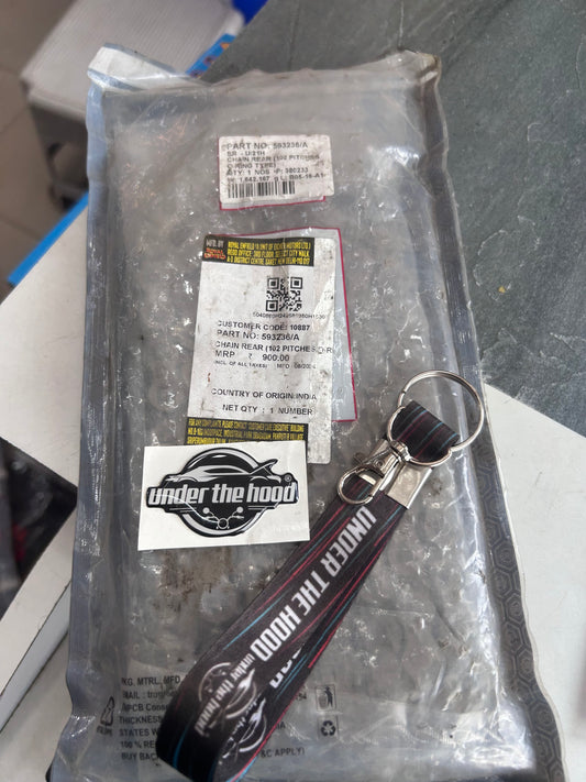 593236/A – Rear Chain, 102 Pitches, O-Ring Type for Classic 350 UCE, Classic 500 EFI, Bullet 350 UCE (Standard), Bullet 500 Euro 4, Electra 350 UCE – Genuine Royal Enfield