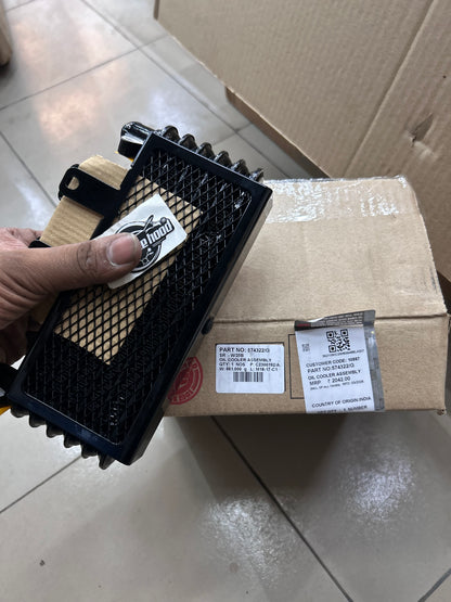 Royal Enfield Oil Cooler Assembly — Himalayan 411 (Euro 4 / BS6) & Scram 411 — 574322