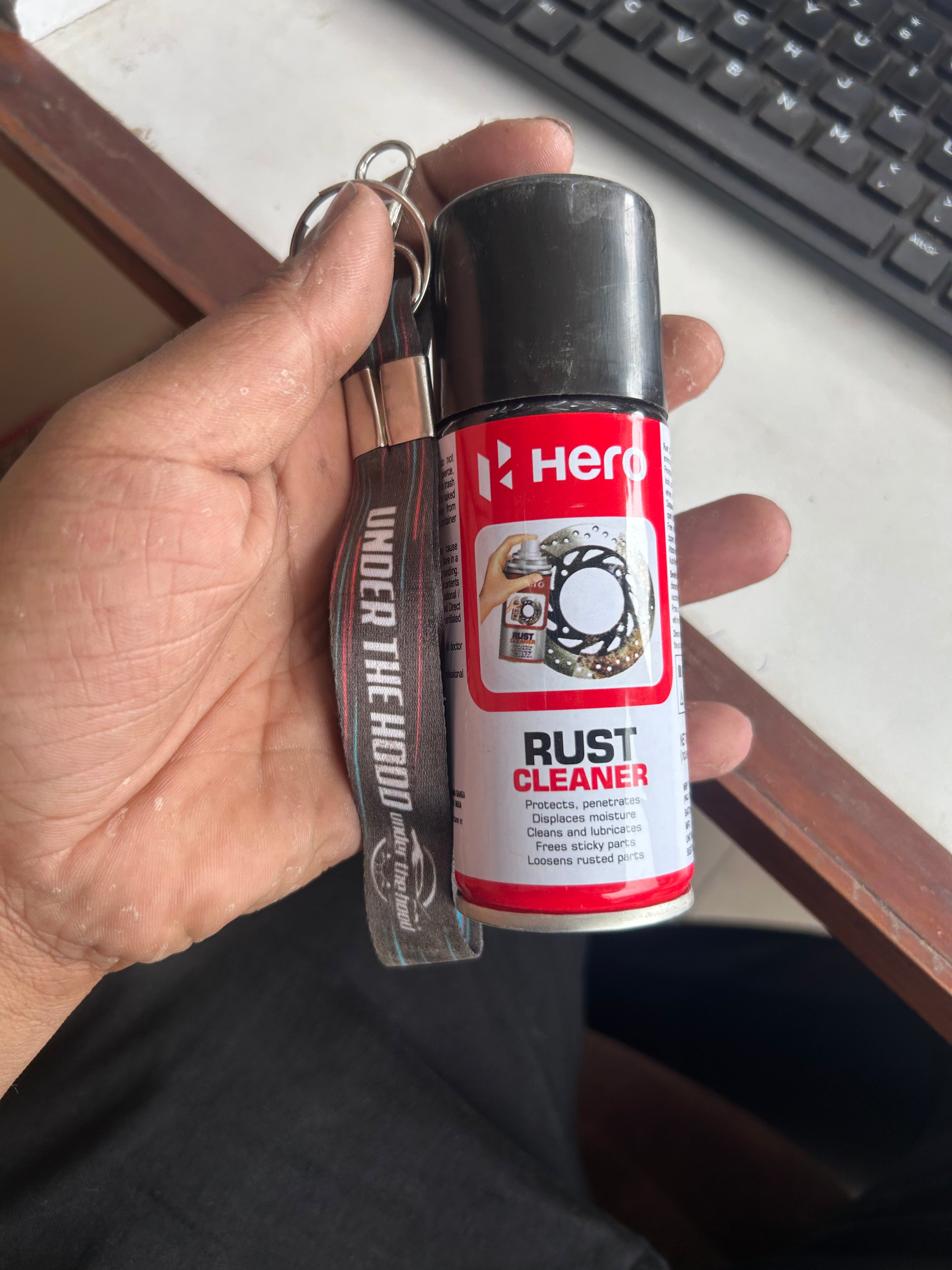 Hero Rust Cleaner Spray 100ml SPDRUC0001S (Genuine) – UNDER THE HOOD