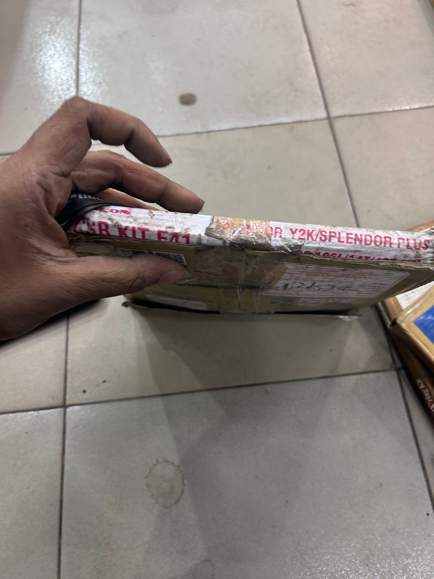 Rolon CSB Kit F41 Chain & Sprocket Kit – Hero Splendor Y2K / Splendor Plus (428, 106L, 14T–43T)