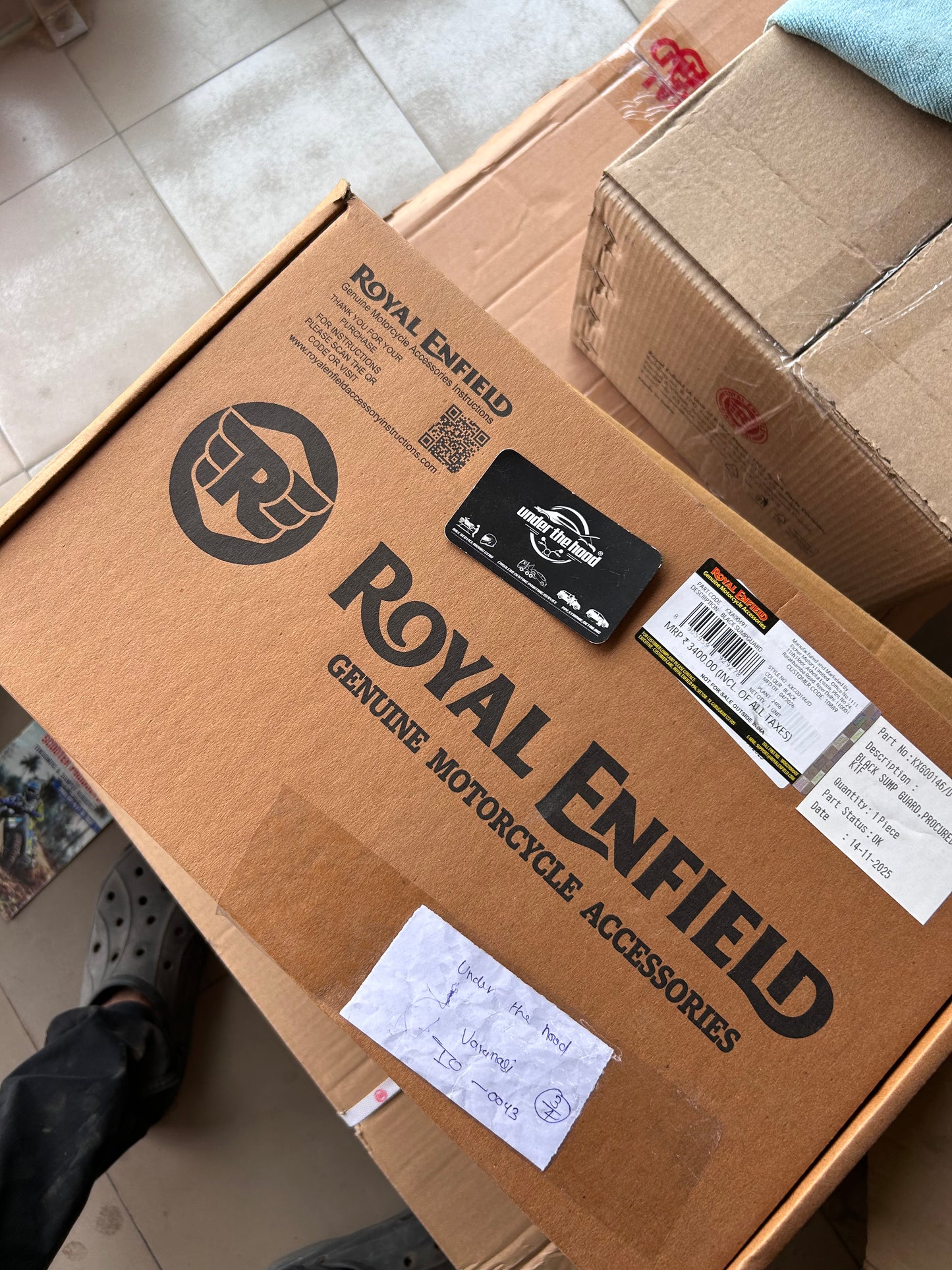 Royal Enfield Black Sumpguard for Guerrilla 450 – KXA00491