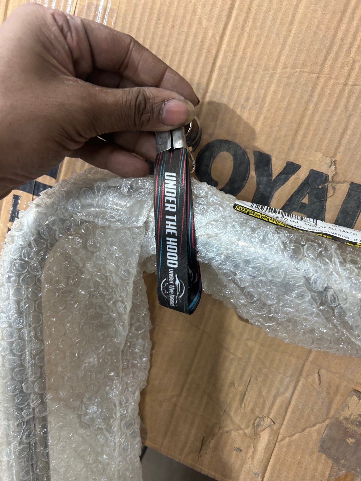 Royal Enfield 1760061/E – Silver Trapezium Engine Guard (Kit 1990635) | OEM GMA Crash Bar for Classic 350/500 UCE, Bullet 350/500, Electra 350, Trials 350/500