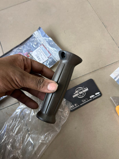 Royal Enfield Brown Grip Combo for Classic 650 Teal Models – Throttle Grip + LH Grip – RAL00778/A + RAL00779/A
