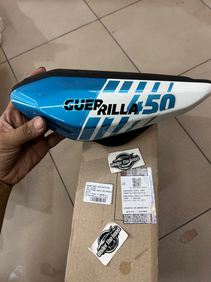 Royal Enfield RAV02101/B – Side Panel Assy, RH, Brava Blue (Brava Blue) for Guerrilla 450 (BS6) – Genuine OEM