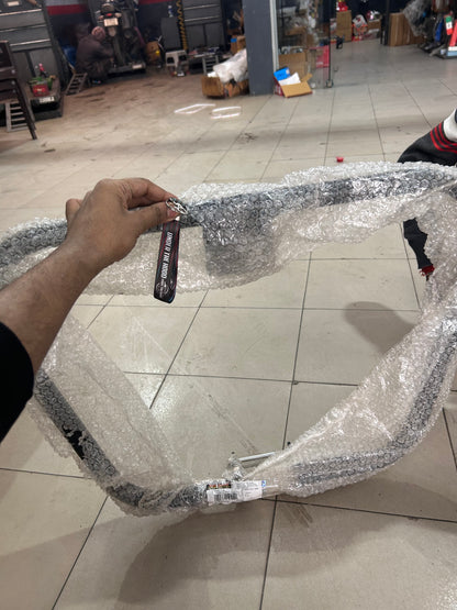 Royal Enfield 1990602 Black Trapezium Engine Guard (32 mm) — OEM Crash Bar for Classic/Bullet/Electra UCE