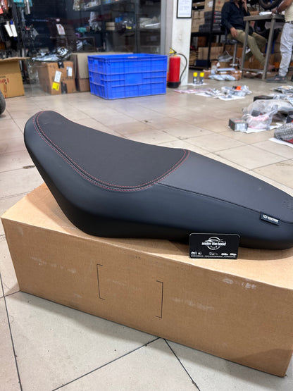 Royal Enfield Black Custom Seat KXA00140 — OEM Sporty Seat for Hunter 350