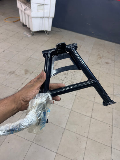 Royal Enfield Hunter 350 Center Stand Kit (Complete Set with Spring, Spindle, Cotter Pin & Stand Rubber – OEM Fit)