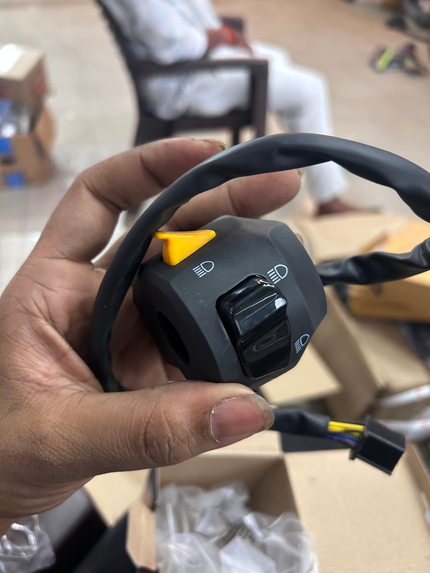 Royal Enfield 580441/D - Switch Module LH | Genuine Left-Hand Switch for Classic 350, Bullet 350, Thunderbird 350 & Interceptor 650 (BSIV Models)