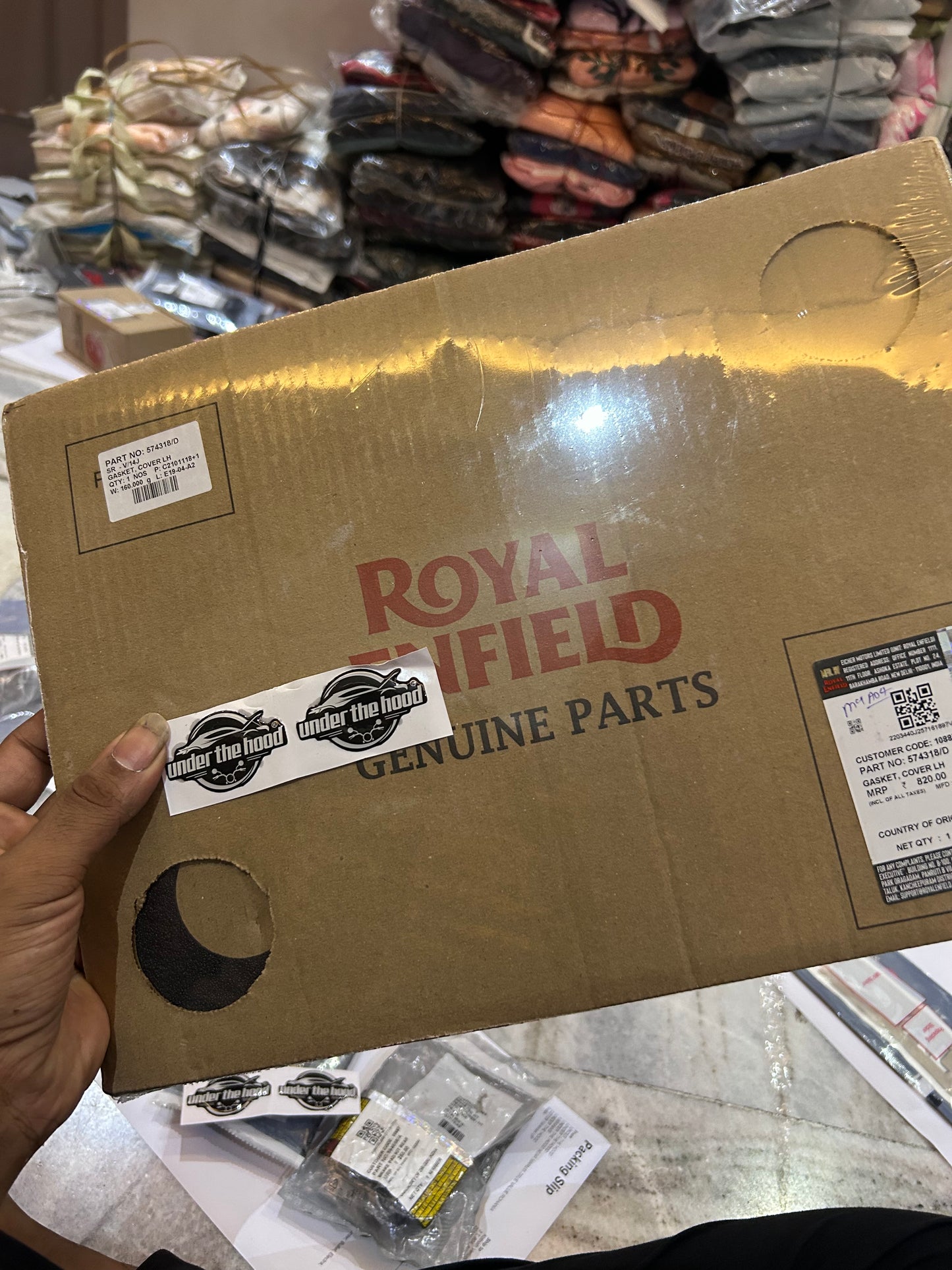 Royal Enfield 574318/D Gasket – LH Side Cover Gasket for Himalayan 411 & Scram 411