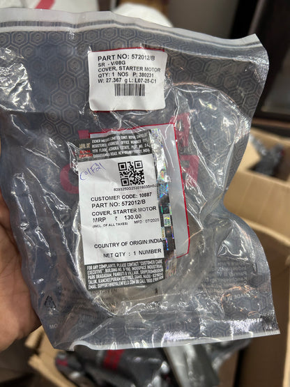 Royal Enfield Starter Motor Cover 572012/B – Genuine OEM for Classic & Bullet 500 Models