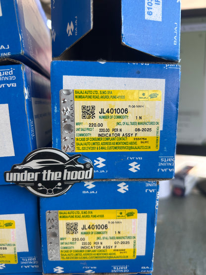 Bajaj Pulsar Indicator Assembly – JL401006 | Front Right (RH) & Rear Left (LH) OEM (NS160, NS200, AS150, AS200, 200NS)