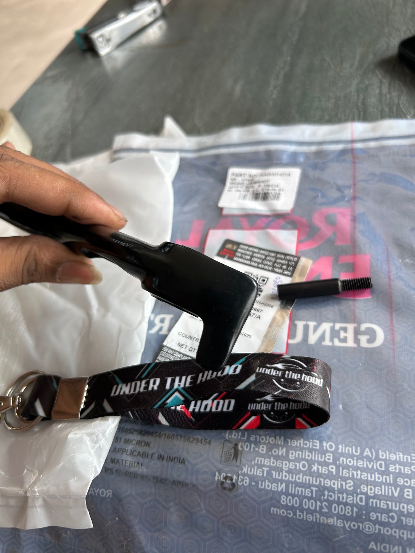 Royal Enfield KAB00147/A Front Brake Lever Kit Black – Hunter 350