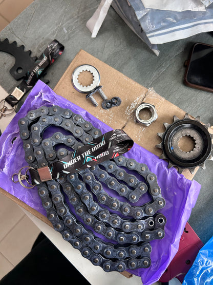 KAA00059/A – Chain & Sprocket Kit for Royal Enfield Hunter 350, Meteor 350 & Classic Reborn 350