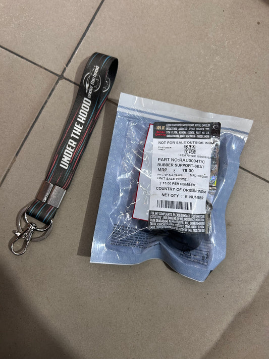 Royal Enfield Seat Rubber Support – Meteor 350, Classic 350 Reborn & Bullet 350 J-Series – RAU00047/C
