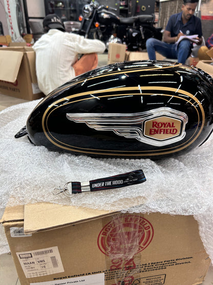 Fuel Tank With Sticker STD Black GPTECH BVI for Bullet 350 UCE KS/ES – Genuine Royal Enfield 866130
