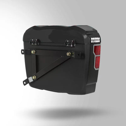 STUDDS Side Box Explorer – Universal Fitment Clamp | Black | 10.5L | 6-Lever Lock